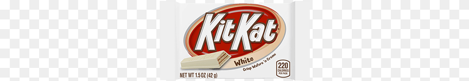 Classic 4 Fingered Kit Kat Covered In White Chocolate White Chocolate Kit Kat, Food, Ketchup Free Png Download