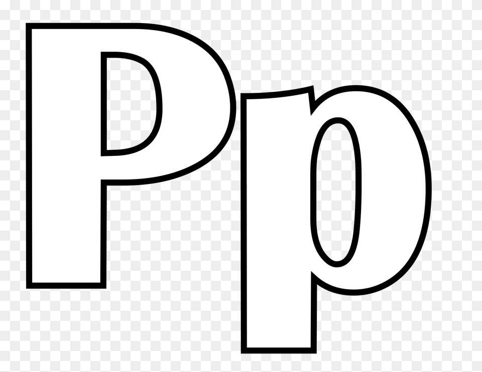Classic Alphabet P, Text, Number, Symbol Free Png Download