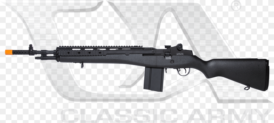 Classic Army Full Metal M14 Scout Aeg Airsoft Rifle Airsoft Gun Automatic, Firearm, Weapon Free Transparent Png
