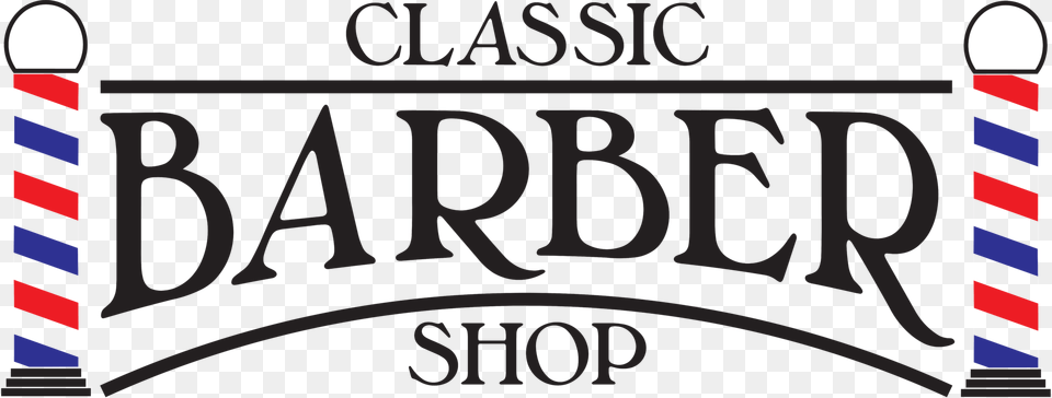 Classic Barber No Background Classic Barber Shop Logo, License Plate, Transportation, Vehicle, Text Png Image