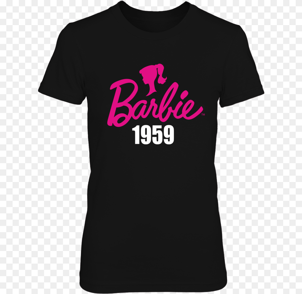 Classic Barbie 1959 T Shirt Iconic Barbie Script Logo Musicaly Camiseta, Clothing, T-shirt Free Transparent Png