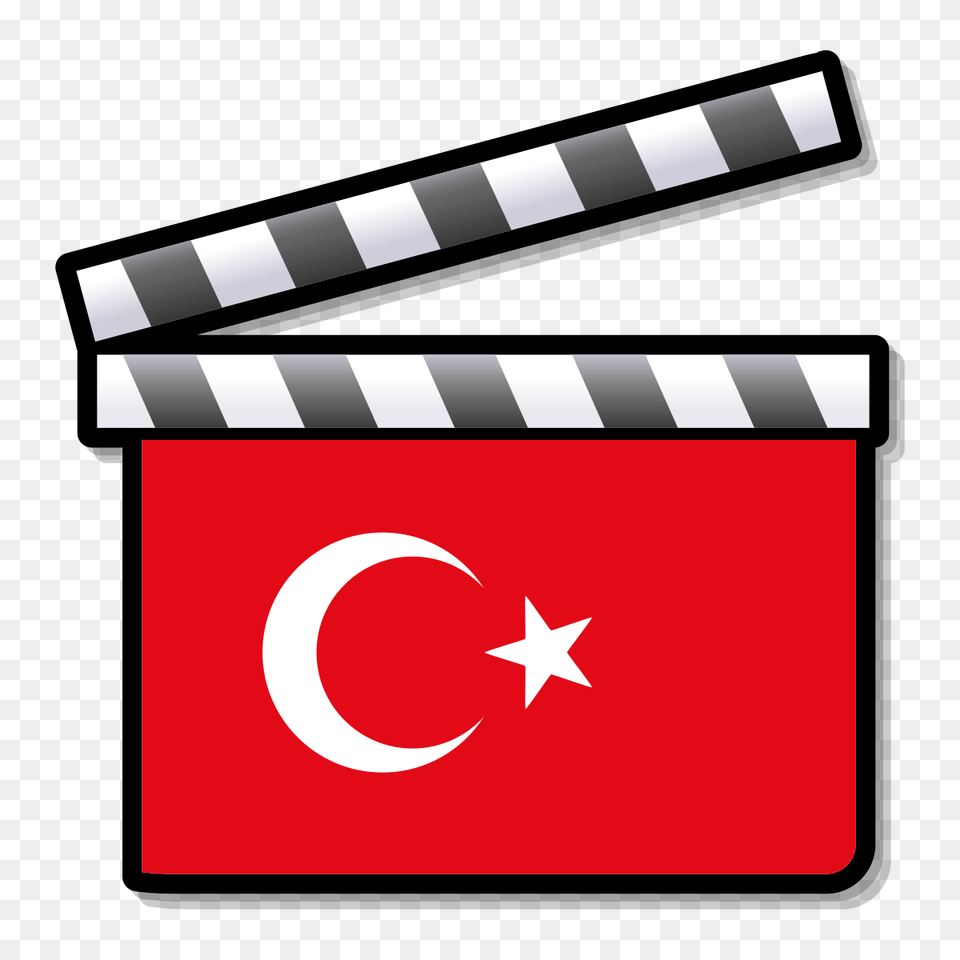 Classic Blockbuster Movie Star Actors Clipart Outline Black, Clapperboard, Flag Free Transparent Png