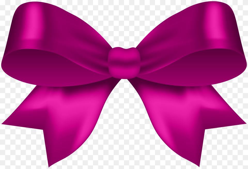 Classic Bow Pink Clip Art, Purple, Accessories, Formal Wear, Tie Free Png Download