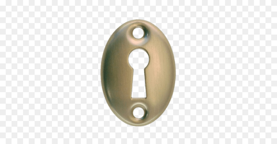 Classic Brass Keyhole, Text Free Transparent Png
