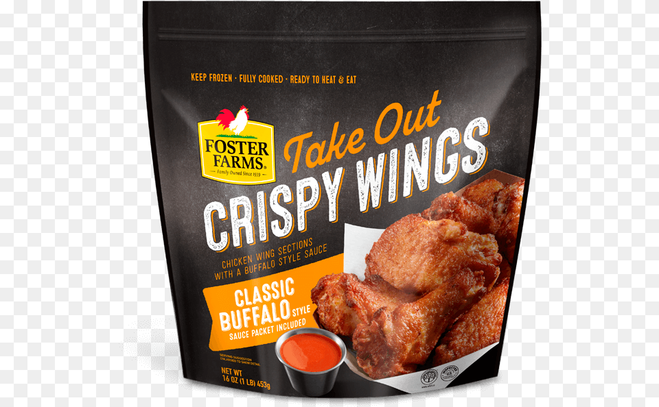 Classic Buffalo Crispy Wings Buffalo Wing, Food, Fried Chicken, Ketchup Free Transparent Png