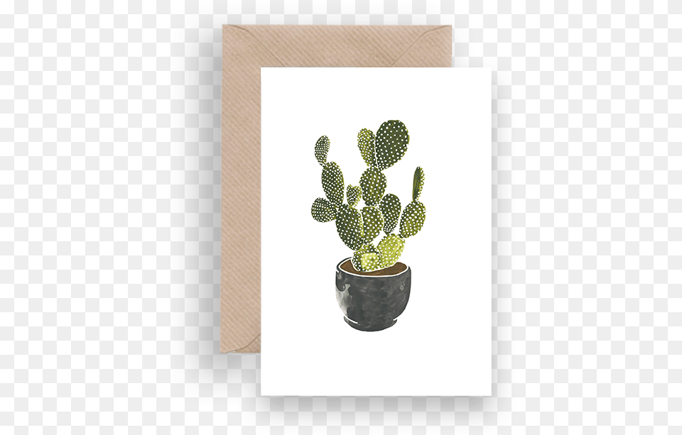 Classic Cacti Greeting Card Prickly Pear, Plant, Cactus Free Png Download