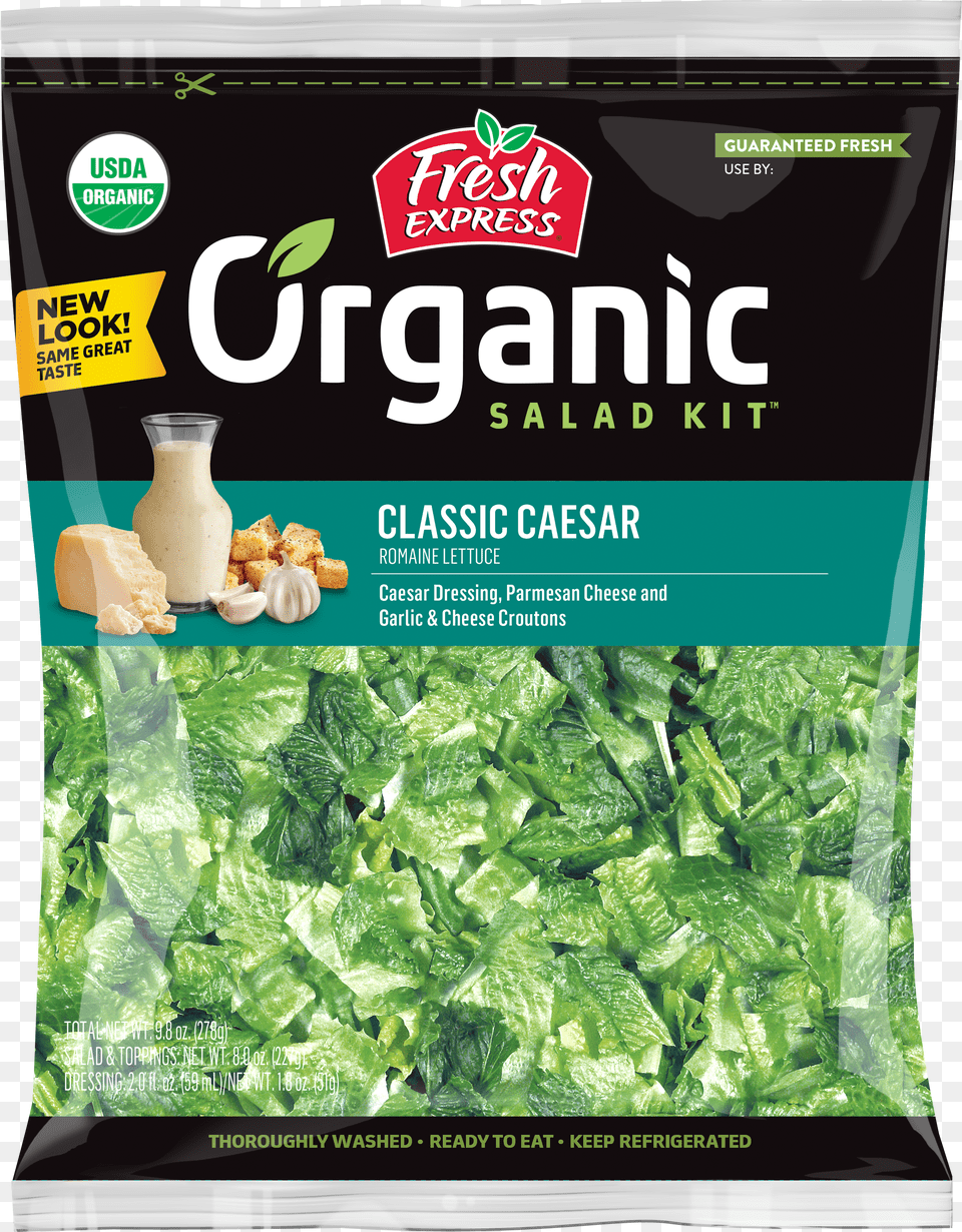 Classic Caesar Organic Salad Kit Free Png Download