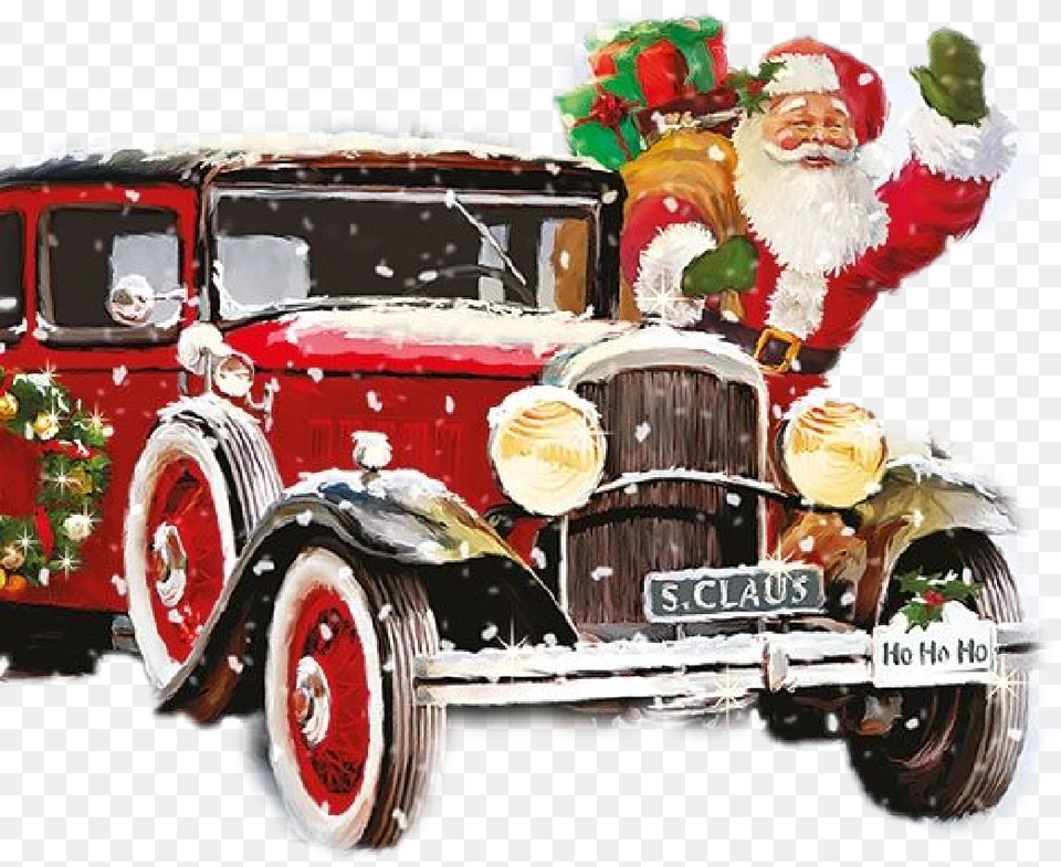 Classic Car Christmas, Machine, Wheel, Wedding, Person Png