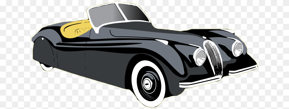 Classic Car Clipart Jaguar Car Clipart, Transportation, Vehicle, Machine, Wheel Png Image