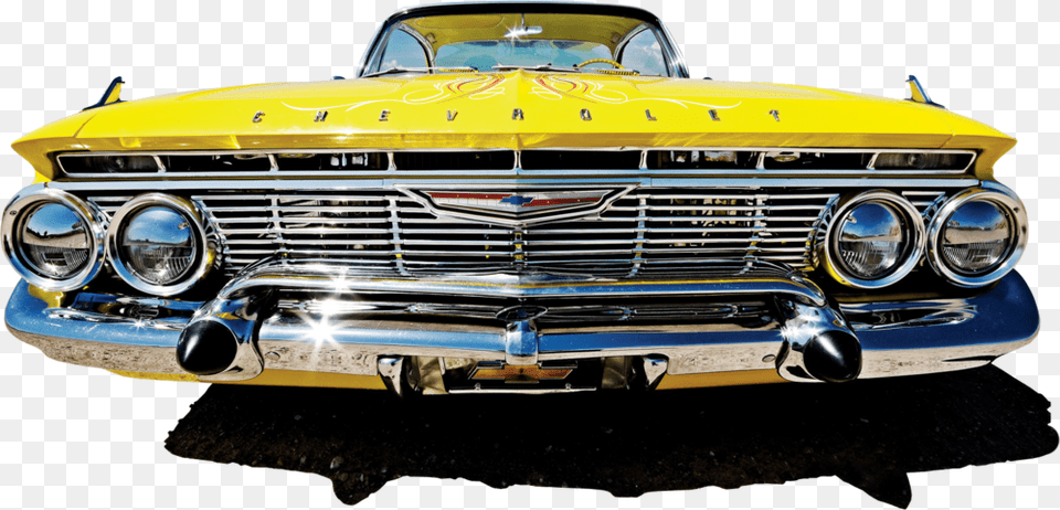 Classic Car Grill Impala Grill, Transportation, Vehicle, Hot Rod Free Transparent Png