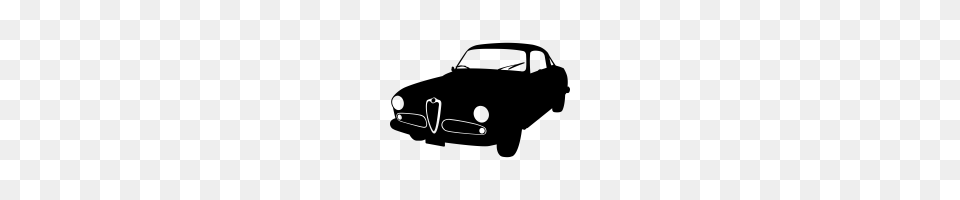 Classic Car Icons Noun Project, Gray Free Png Download