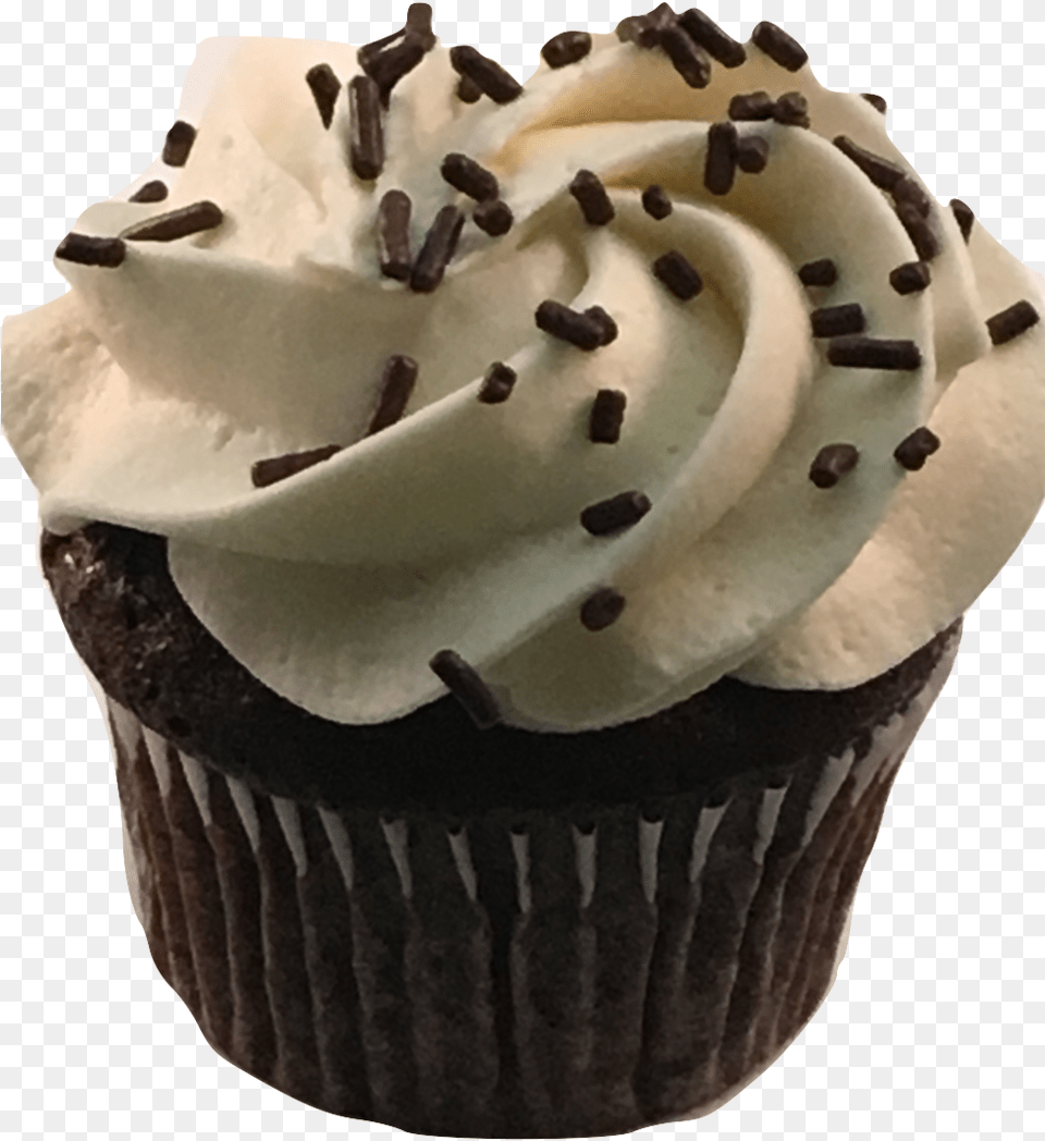 Classic Chocolate Cupcake, Cake, Cream, Dessert, Food Free Png Download
