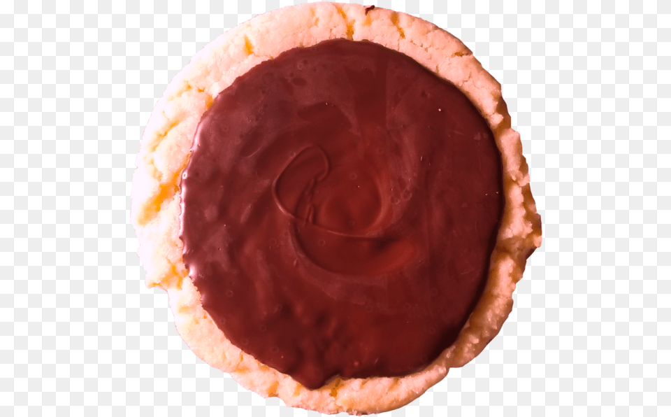 Classic Chocolate Dipped Sugar Cookie Petit Four, Food, Ketchup, Cake, Dessert Free Png Download