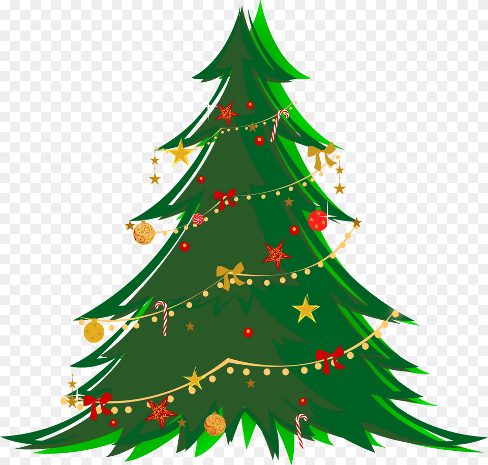 Classic Clipart Christmas Tree, Plant, Christmas Decorations, Festival, Christmas Tree Png