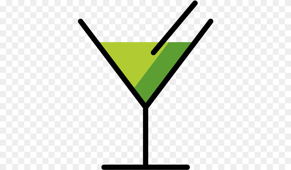 Classic Cocktail, Green, Triangle Free Png