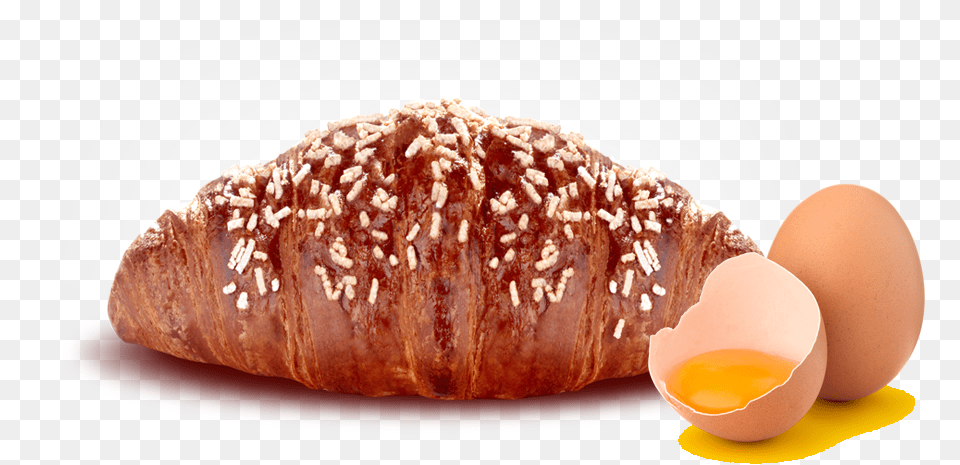 Classic Croissant With Custard Cream Filling For A Food, Egg, Bread Png