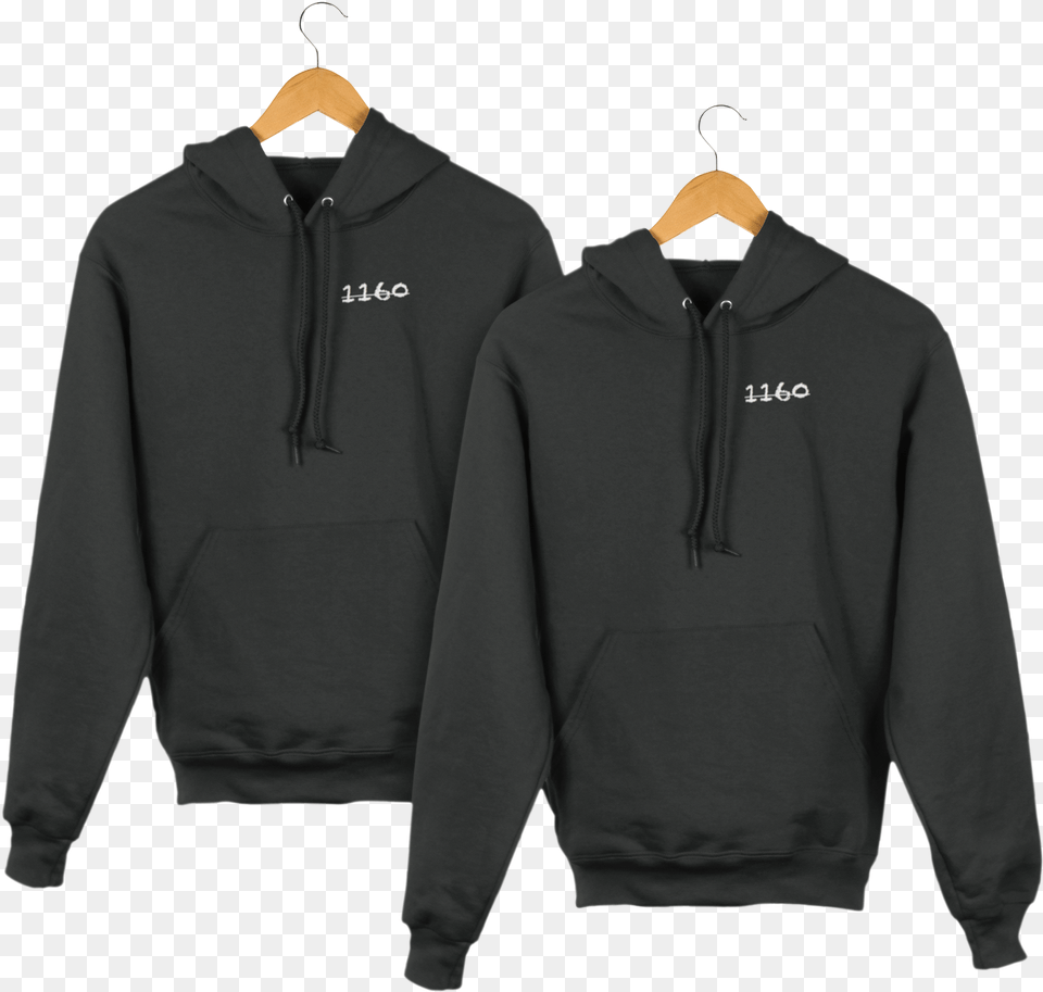 Classic Crossed Out Inverted Black Hoodie Sweatshirt, Clothing, Coat, Jacket, Knitwear Png Image