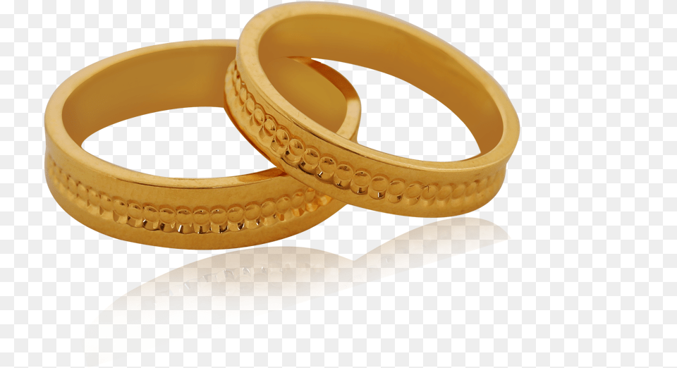 Classic Curvy Gold Couple Ring Bangle, Accessories, Jewelry, Ornament, Tape Png Image