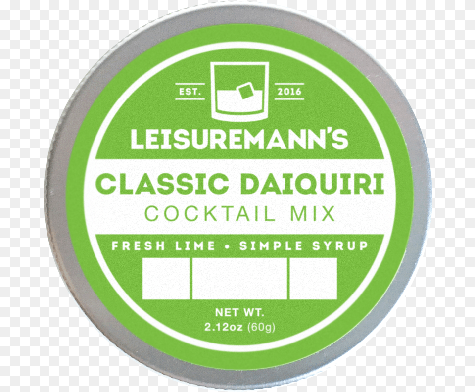 Classic Daiquiri Cocktail Mix Leisuremann S, Bottle, Lotion Free Transparent Png