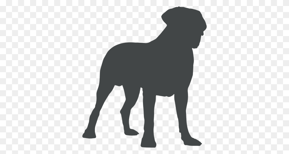 Classic Dog Silhouette, Person, Animal, Canine, Mammal Free Transparent Png