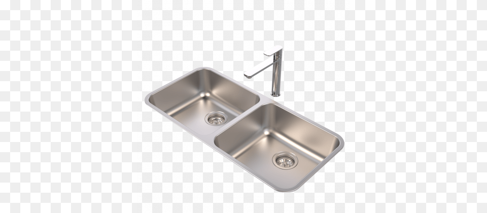 Classic Double Bowl O M Amp U Mthreequarter Sink, Double Sink, Sink Faucet Png Image