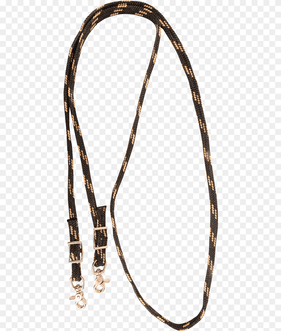Classic Equine Black And Tan Hand Braided Roping Rein Equibrand Corp Martin Saddlery Nylon Braided Roper, Accessories, Strap, Leash, Jewelry Png