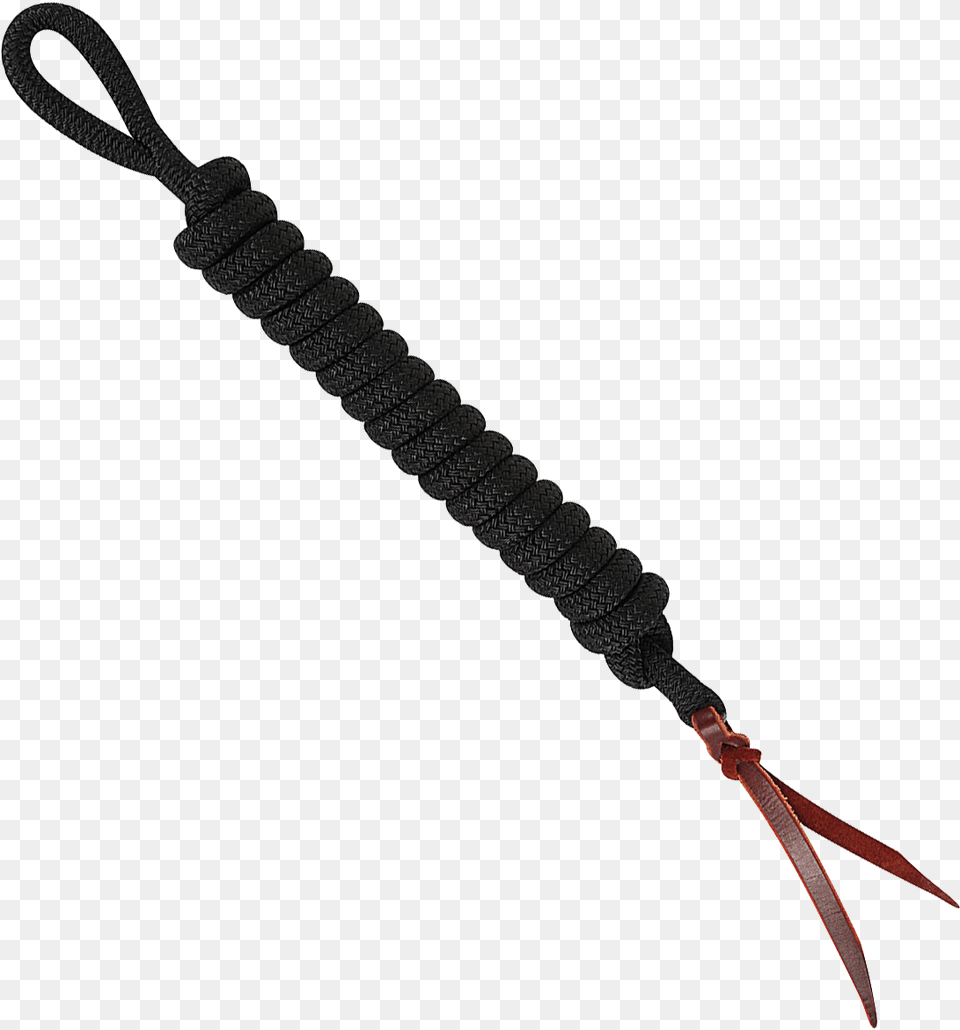 Classic Equine Black Yacht Cord Lead Rope Cable, Blade, Dagger, Knife, Weapon Free Png Download