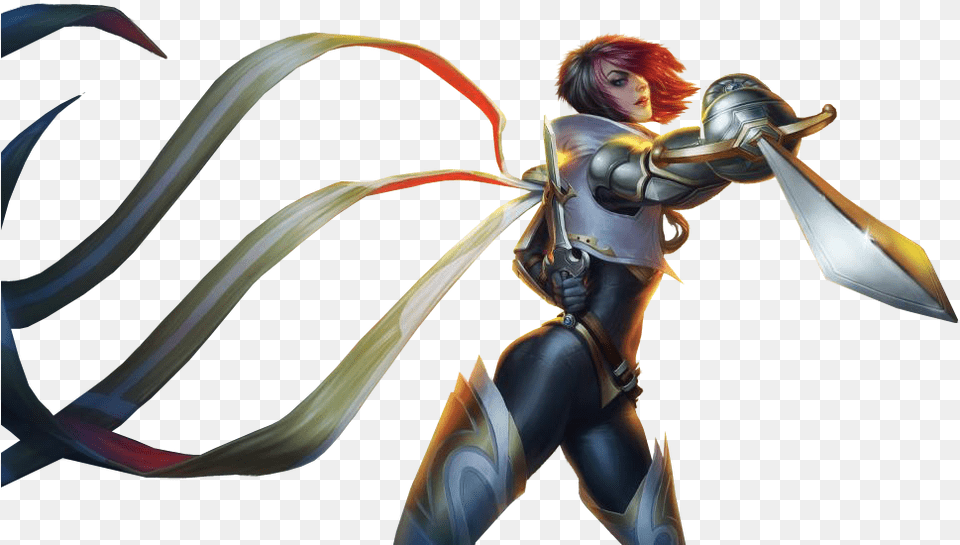 Classic Fiora Skin Old Image Lol Fiora, Adult, Female, Person, Woman Png