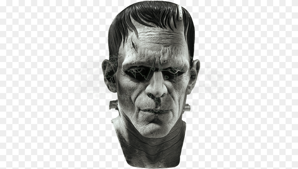 Classic Frankenstein Monster Mask Boris Karloff Frankenstein Mask, Adult, Photography, Person, Man Free Png Download