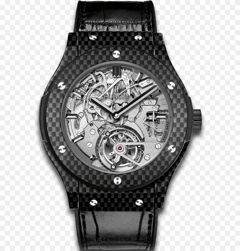 Classic Fusion Tourbillon Cathedral Minute Repeater Hublot Classic Fusion Minute Repeater, Arm, Body Part, Person, Wristwatch Free Png