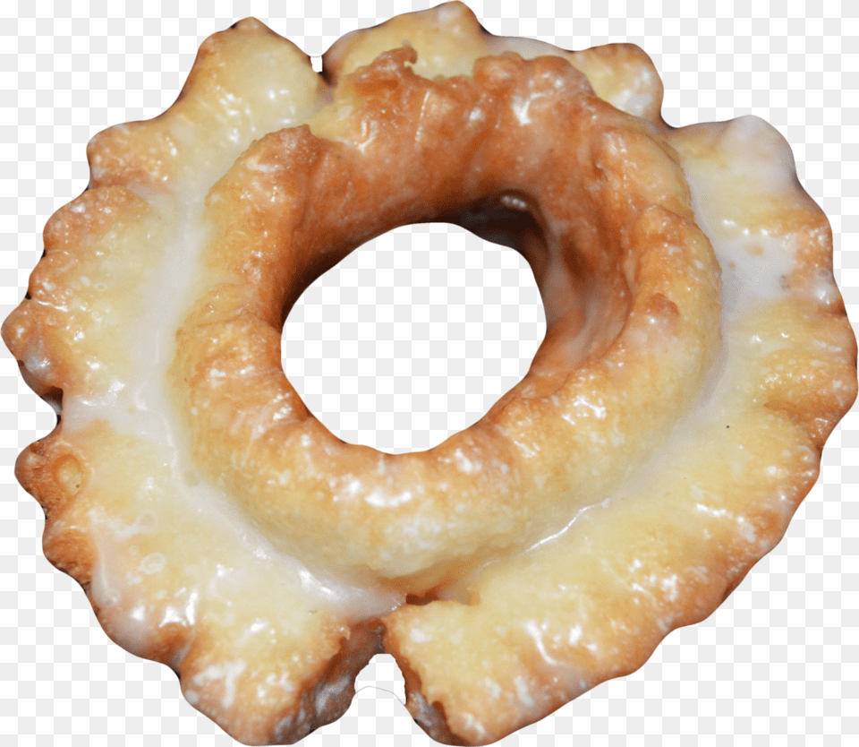 Classic Glazed Old Fashioned Cake Doughnut, Food, Sweets, Donut, Bread Free Png