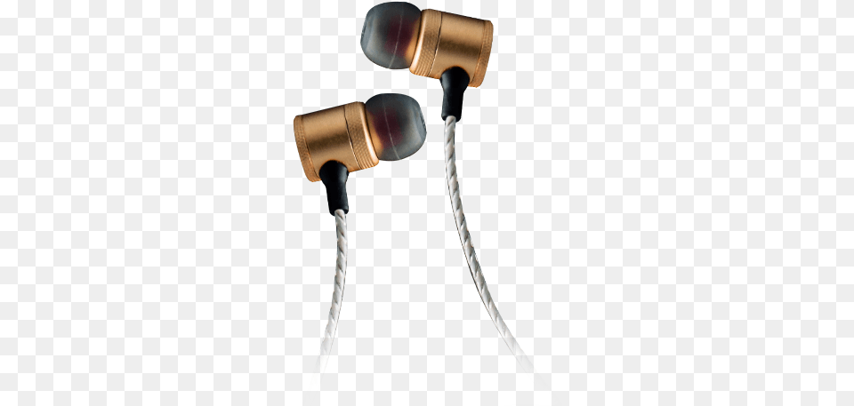 Classic Gold Color Headphones, Electrical Device, Microphone, Appliance, Blow Dryer Png