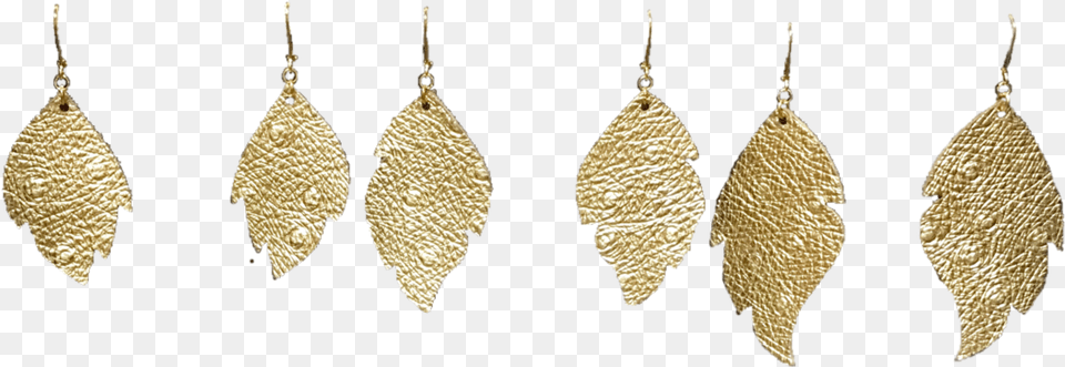 Classic Gold Leaves Earrings, Accessories, Earring, Jewelry, Treasure Png