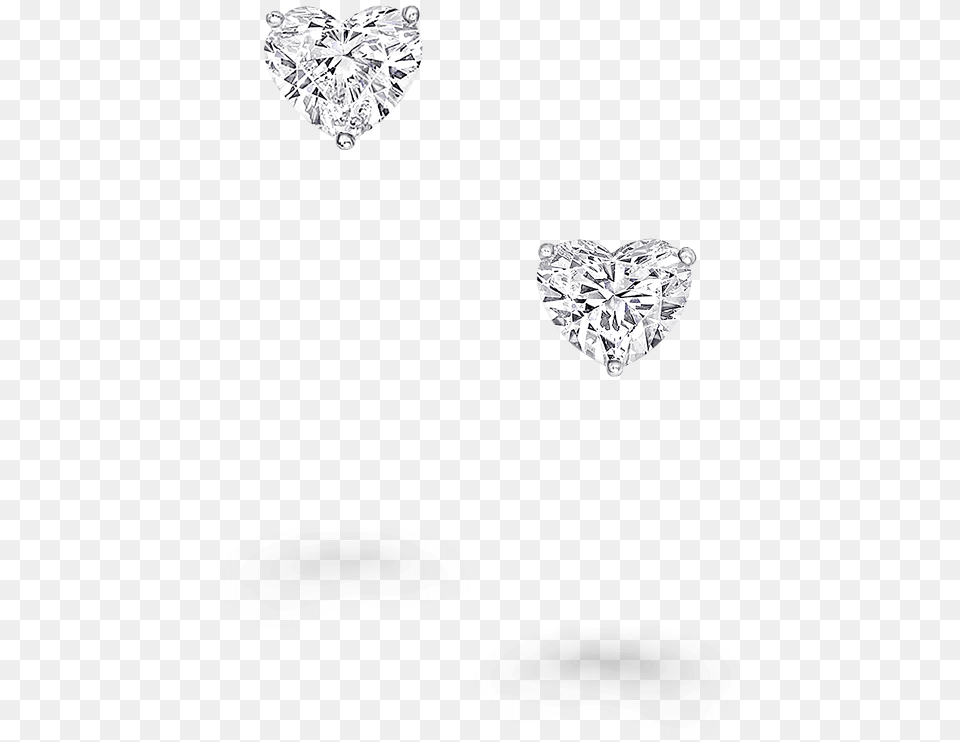 Classic Graff Heart Shape Diamond Stud Earrings Engagement Ring, Accessories, Earring, Gemstone, Jewelry Free Png Download