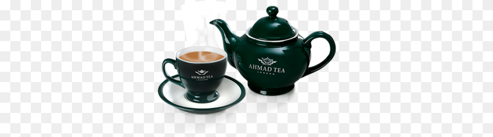Classic Green Teacup Amp Saucer Ahmad Tea Cup, Cookware, Pot, Pottery, Teapot Free Png Download
