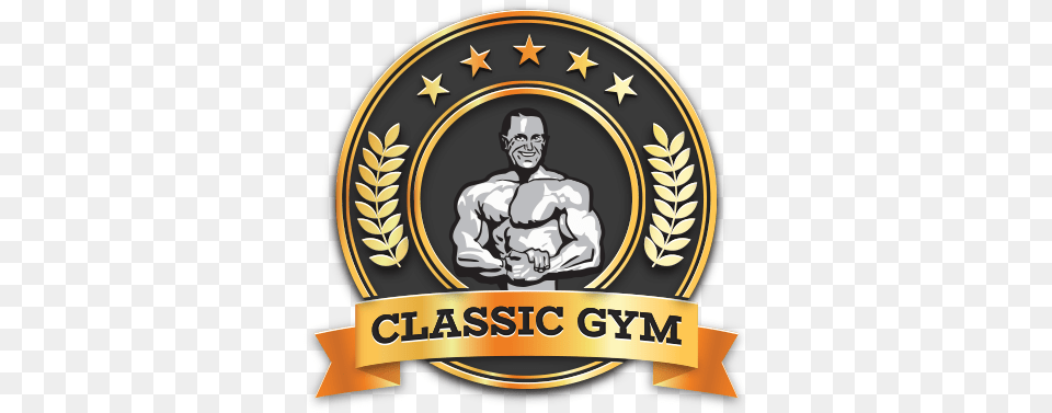 Classic Gym Clip Art, Logo, Symbol, Emblem, Badge Free Transparent Png