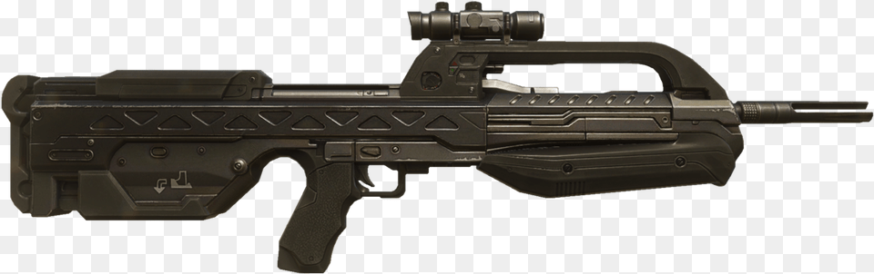 Classic Halo 2 Battle Rifle, Firearm, Gun, Weapon, Machine Gun Free Png