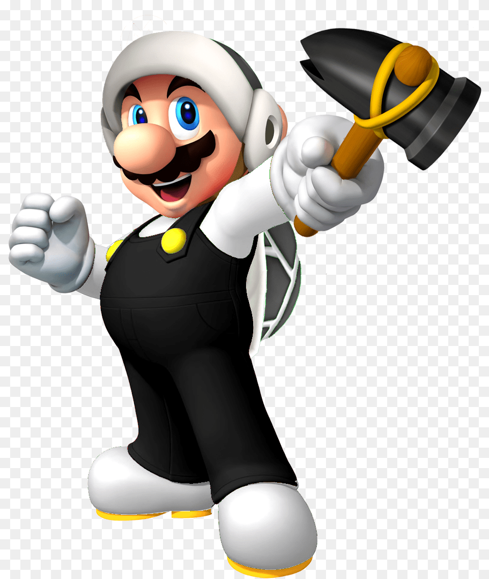 Classic Hammer Mario Super Mario Odyssey Outfit, Baby, Face, Head, Person Png Image