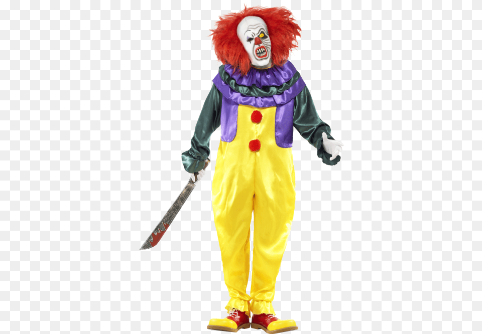Classic Horror Clown Disfraces De Payasos Asesinos, Person, Performer, Clothing, Costume Png Image