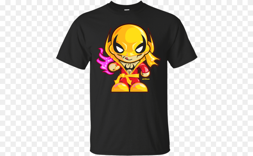 Classic Iron Fist Chibired Luke Cage T Shirt Amp Hoodie Funko Deadpool Mermaid Shirt, Clothing, T-shirt, Baby, Person Free Png Download