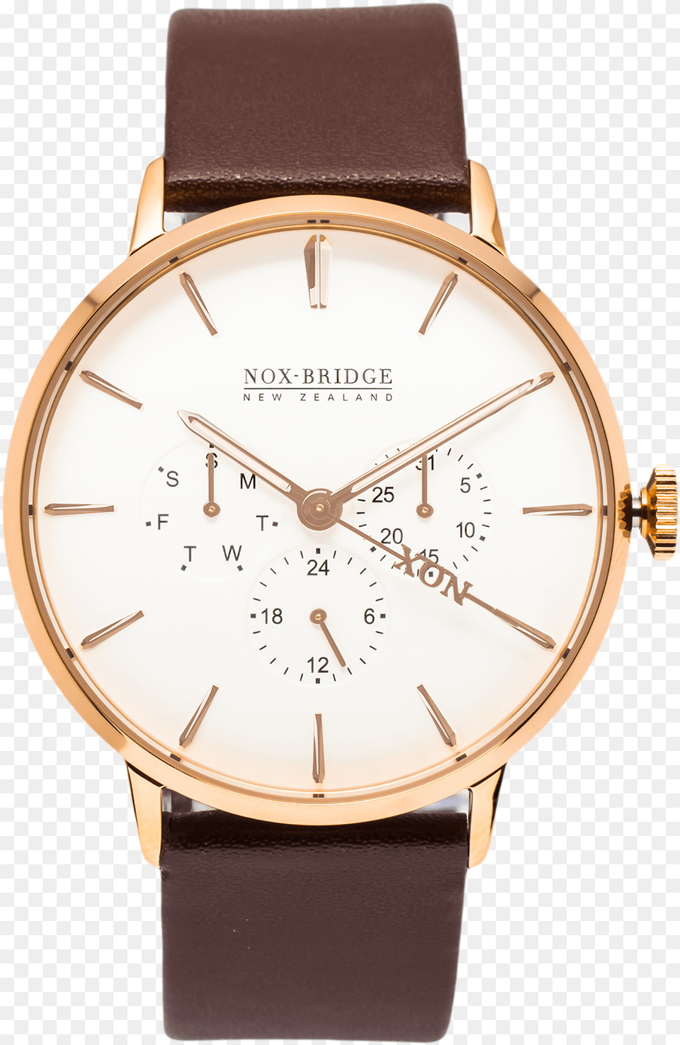 Classic Izar Rose Gold 41mm Watch Strap, Arm, Body Part, Person, Wristwatch Free Png