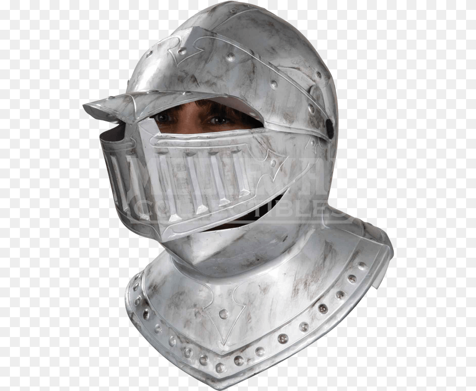 Classic Knight Costume Helmet Knight Helmet Transparent, Armor, Face, Head, Person Png Image