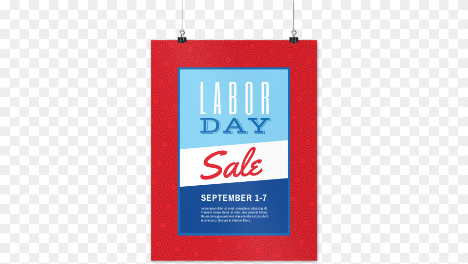 Classic Labor Day Sale Poster Template Preview, Advertisement Free Transparent Png