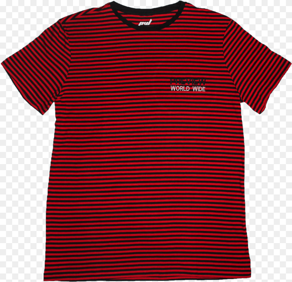 Classic Logo Stripe Tee Active Shirt, Clothing, T-shirt Png Image