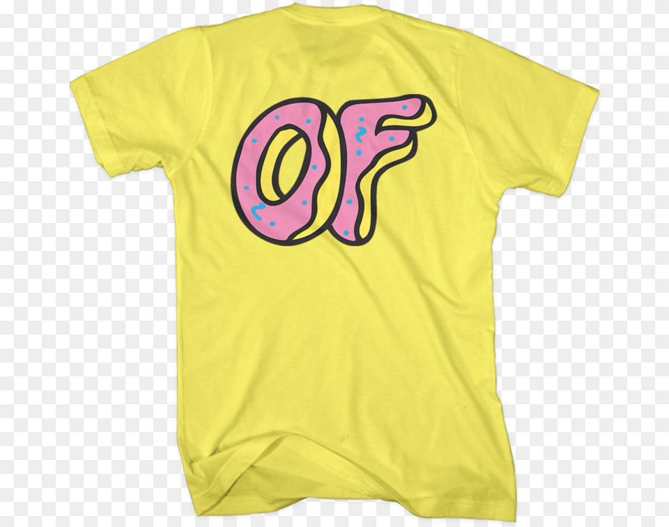 Classic Logo Tee Yellow Odd Future, Clothing, Shirt, T-shirt Free Png Download
