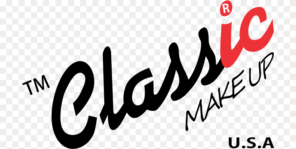 Classic Makeup Logo Calligraphy, Text Free Transparent Png