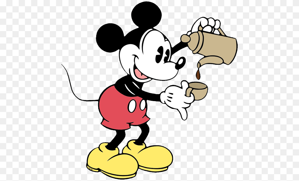 Classic Mickey Mouse Clip Art Disney Clip Art Galore, Cartoon, Cleaning, Person, Baby Free Png Download