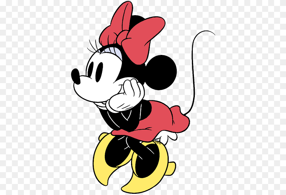 Classic Minnie Mouse Clip Art Disney Clip Art Galore, Cartoon, Nature, Outdoors, Snow Png Image