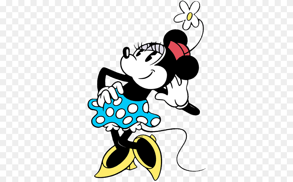 Classic Minnie Mouse Clip Art Disney Clip Art Galore, Cartoon, Stencil, Baby, Person Free Png Download