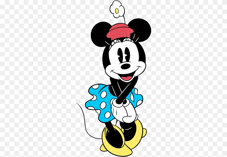 Classic Minnie Mouse Clip Art Disney Galore Classic Minnie Mouse, Cartoon, Performer, Person, Baby Free Transparent Png